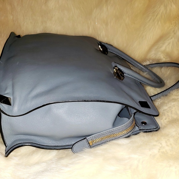 Valentino Garavani Runway Rockstud Grey Tote - Picture 3 of 8